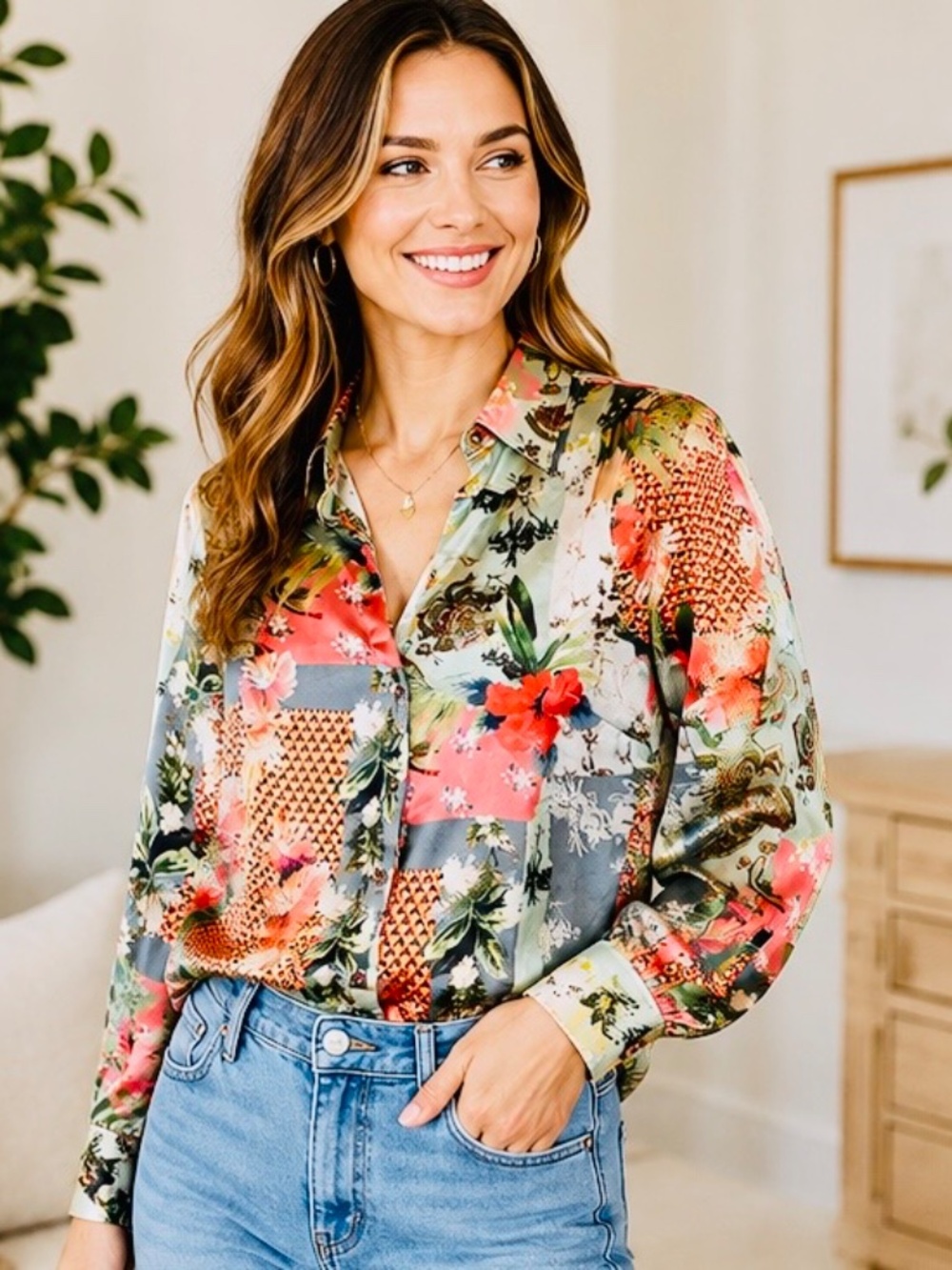 NWT PAPARAZZI Piper Hawaiian Shirt in M